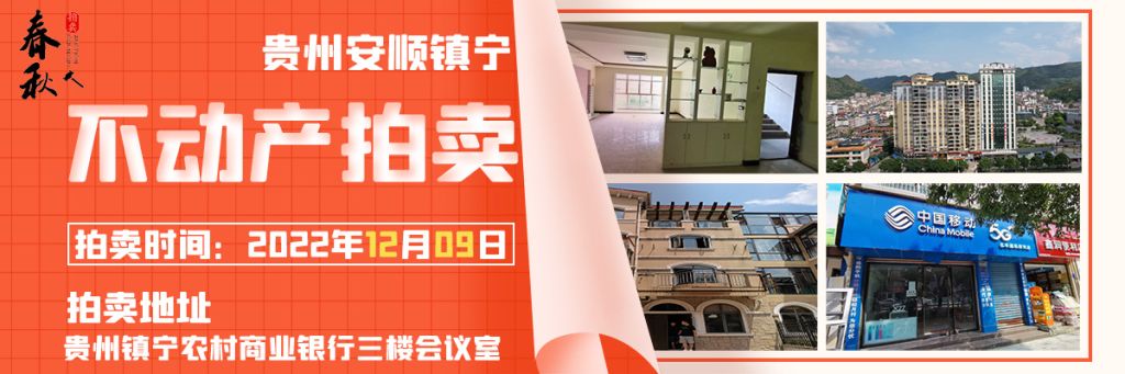 【12月09日】鎮(zhèn)寧縣商鋪、住宅、商業(yè)展位拍賣公告